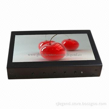 8-inch Industrial LCD Display with Metal Housing, Supports VGA, AV and HDMI Input, Touch Optional